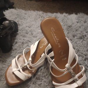 Like new strappy wedges 7 1/2 Italian shoemakers
